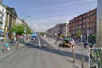 O'Connell Street in Dublin using Google's Street View
