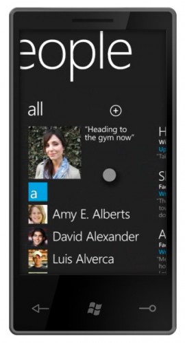 Windows Phone 7 screenshot