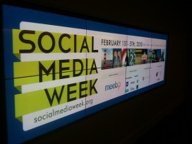 Social Media Week, via stevegarfield on Flickr