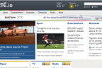 RTÉ Digital - image of RTÉ front page