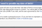 Facebook Age Restrictions