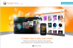 Google Music homepage