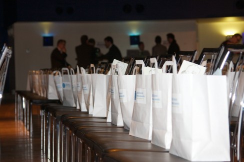 Goody bags for each attendee courtesy of Pivotal Communication