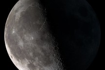 The Moon in its Third Quarter Phase