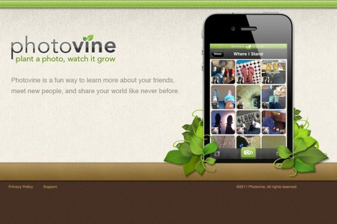 Photovine: Plant a photo, watch it grow