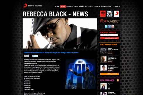 Rebecca Black marries R. Kelly