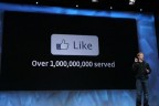 Facebook CEO Mark Zuckerberg on stage