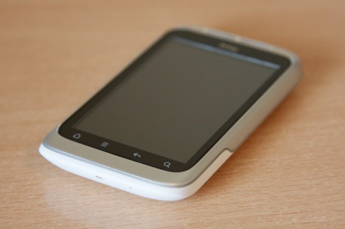 HTC Wildfire S capacitive touch buttons