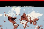 Location of users who completed a recent WordPress survey