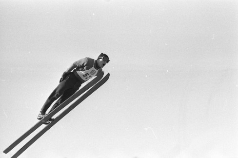 Ski jumping at the World Ski Championships in Oslo, 1966