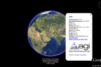 UARS tracked on Google Earth