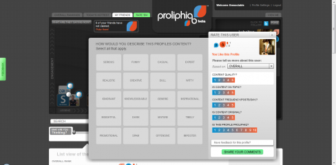 Proliphiq user tagging