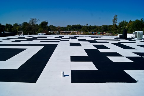 The world's largest QR code in Charlotte, North Carolina