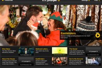 Home screen of the RTÉ Player app on the iPad