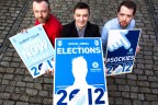 Radio DJ Rick O'Shea, organiser Damien Mulley and Eoin O’Súilleabháin, social media manager at Bord Gáis