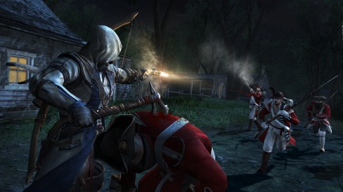 Assassin's Creed III - Combat with pistol and tomahawk