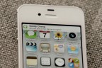 Apple's Siri on White iPhone