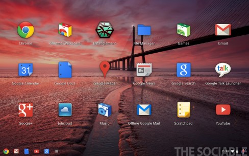 Chrome OS - Applications launcher
