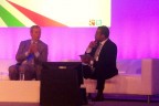 Eric Schmidt on stage at Big Tent 2012