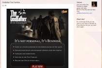 Example of Gmail email ad for Kabam's Godfather Five Families game