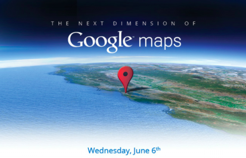 Google Maps 3D event invite