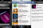 Three different app views