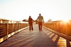 Walking off into the sunset...