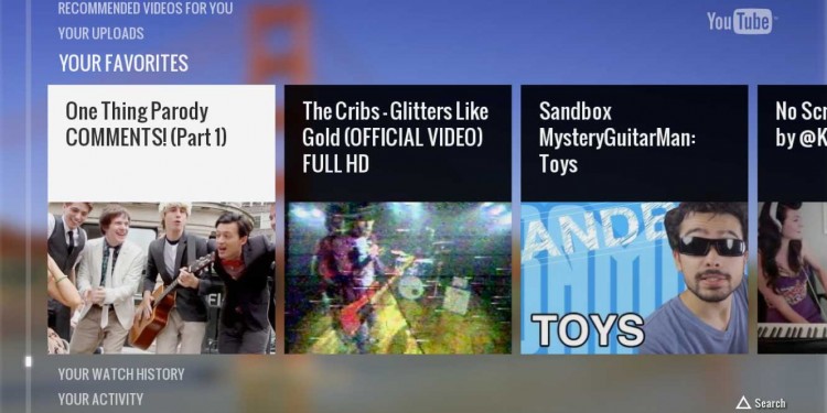 YouTube's new PS3 app