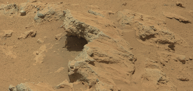 NASA's Curiosity rover found evidence for an ancient, flowing stream on Mars