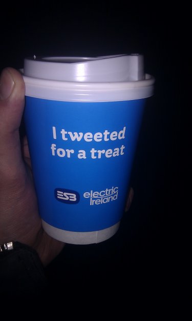 Electric Ireland Tweet for a treat Twitter Café