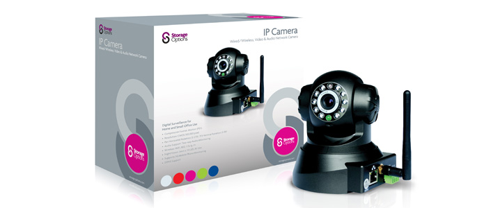 Storage Options' home and office wireless CCTV IP camera