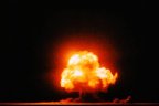 Trinity atomic test - colour photograph