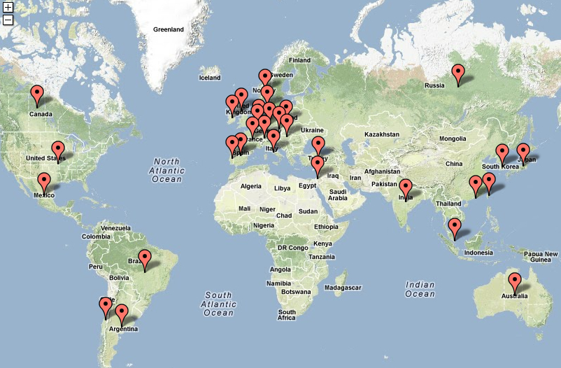Google data requests map