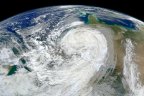 NASA image of Hurricane Sandy.