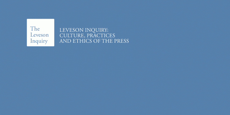 The Leveson Inquiry