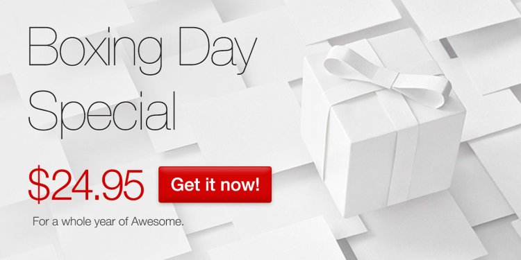 500px Boxing Day special offer