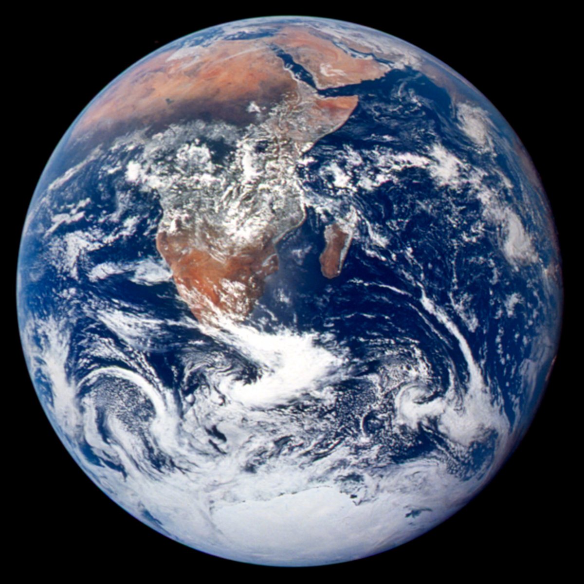 NASA's original 1972 Blue Marble photograph. Credit: NASA