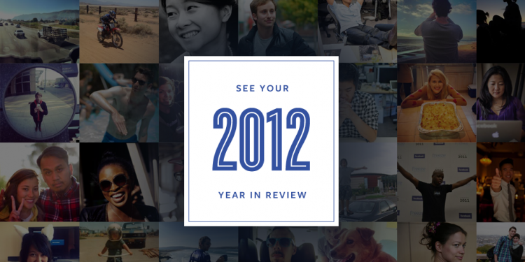 Facebook Year in Review 2012