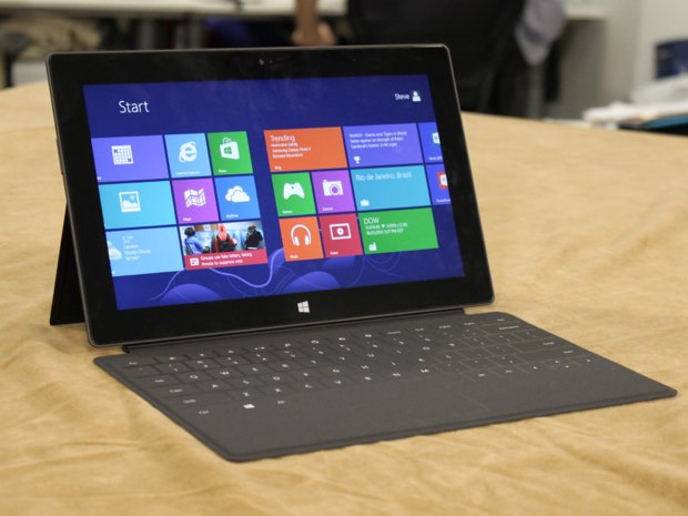 Microsoft's 10.6-inch surface tablet running Windows RT (Runtime)