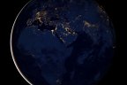 NASA's 2012 night time Blue Marble Update - "Black Marble"