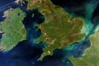 Ireland, Great Britain and Northern France from space. Credit The European Space Agency