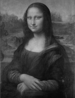 Mona Lisa - Black and White