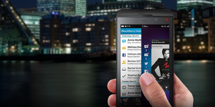 BlackBerry Z10 smartphone