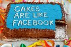 Facebook cake