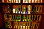 Glass bottle wall