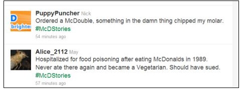 McDonalds Twitter fail