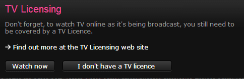 BBC iPlayer license fee