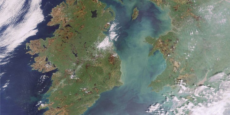 Ireland from space