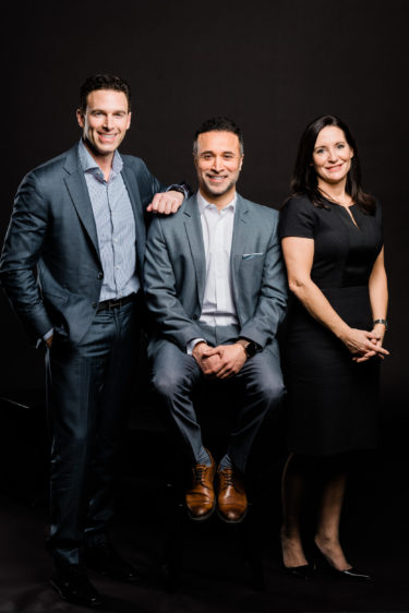 Anthony Lacavera (Chairman and Founder of Globalive), Claudio Rojas (Founder, Canadian Dream Summit) and Amanda Lang (Anchor, BNN Bloomberg) at Canadian Dream Summit 2019. 