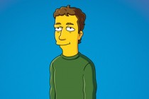 Mark Zuckerberg as a Simpsons character